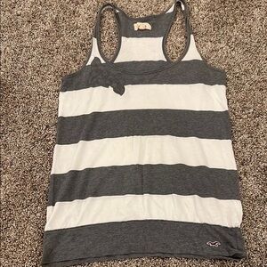 Hollister Gray Sleeveless Tank Top